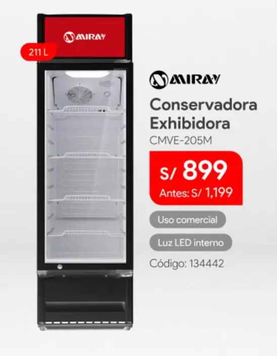 Miray - Conservadora Exhibidora CMVE-205M