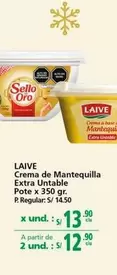 Laive - Crema de Mantequilla Extra Untable