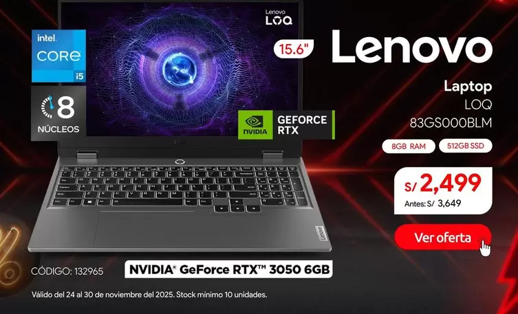 Lenovo - LOQ 83GS000BLM