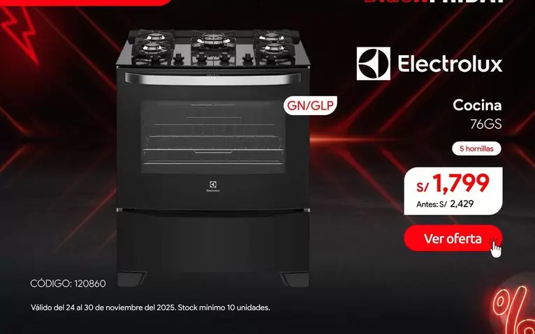 Electrolux - Cocina 76GS