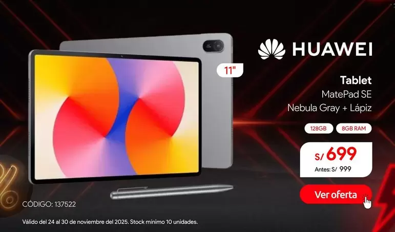 Huawei - Tablet MatePad SE