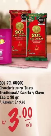 Sol - Chocolate para Taza