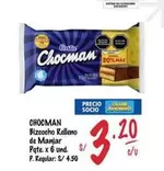 Chocman - Bizcocho Relleno de Manjar