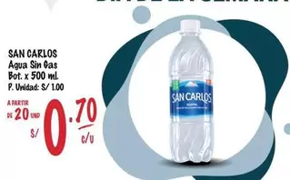 San Carlos - Agua Sin Gas