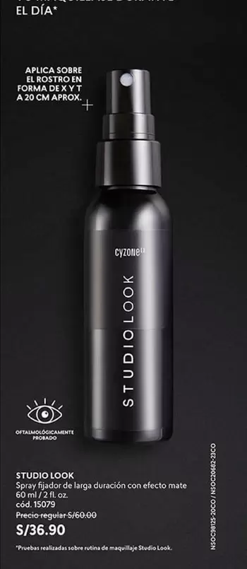 Studio - Spray fijador de larga duración con efecto mate