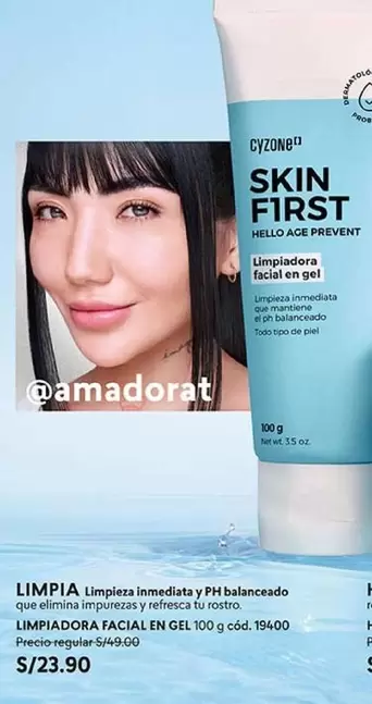 Age - LIMPIADORA FACIAL EN GEL 100 g cód. 19400