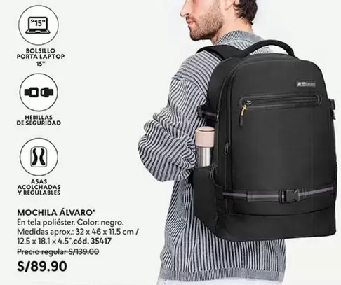 Porta - MOCHILA ÁLVARO