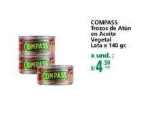 Compass - Trozos de Atún en Aceite Vegetal