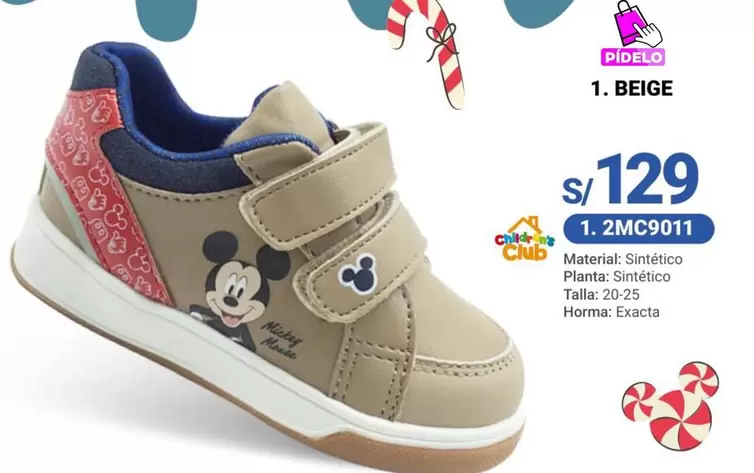 Mickey Mouse - tenis bebé