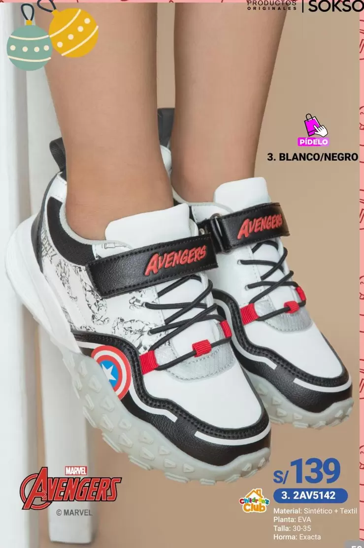 Avengers - tenis de niño