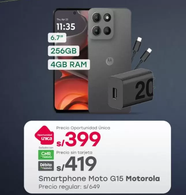 Motorola - Smartphone Moto G15