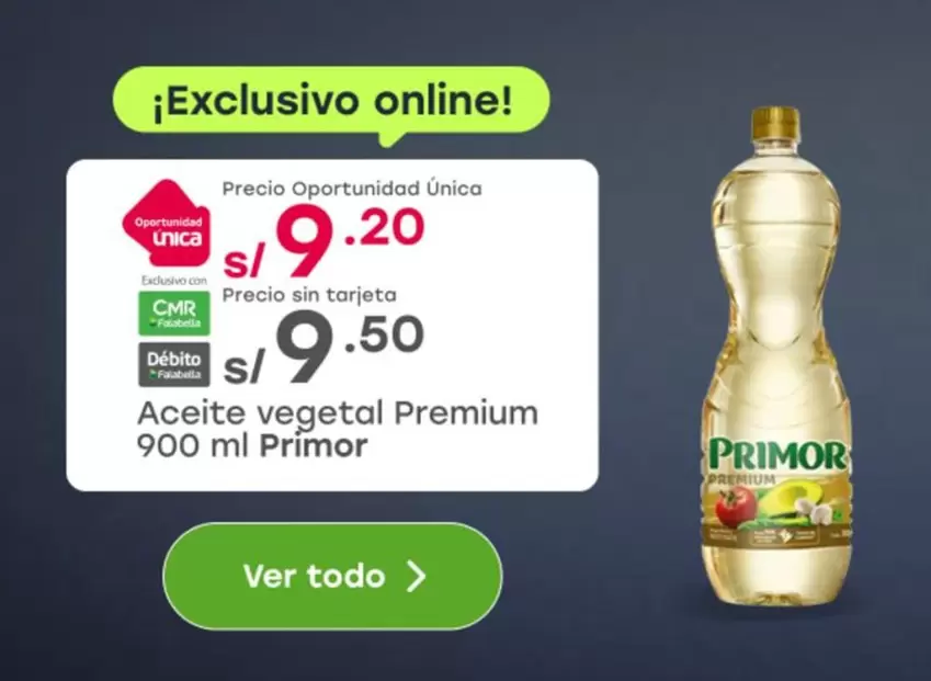 Primor - Aceite vegetal Premium