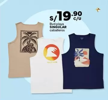 Bvd playa SINGULAR caballeros