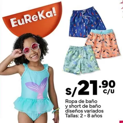 Ropa de baño y short de baño