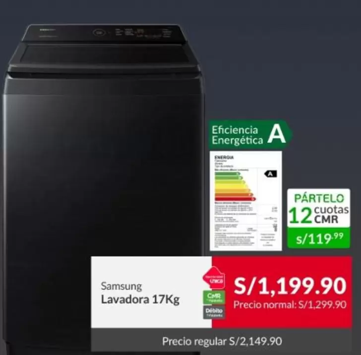 Samsung - Lavadora 17Kg