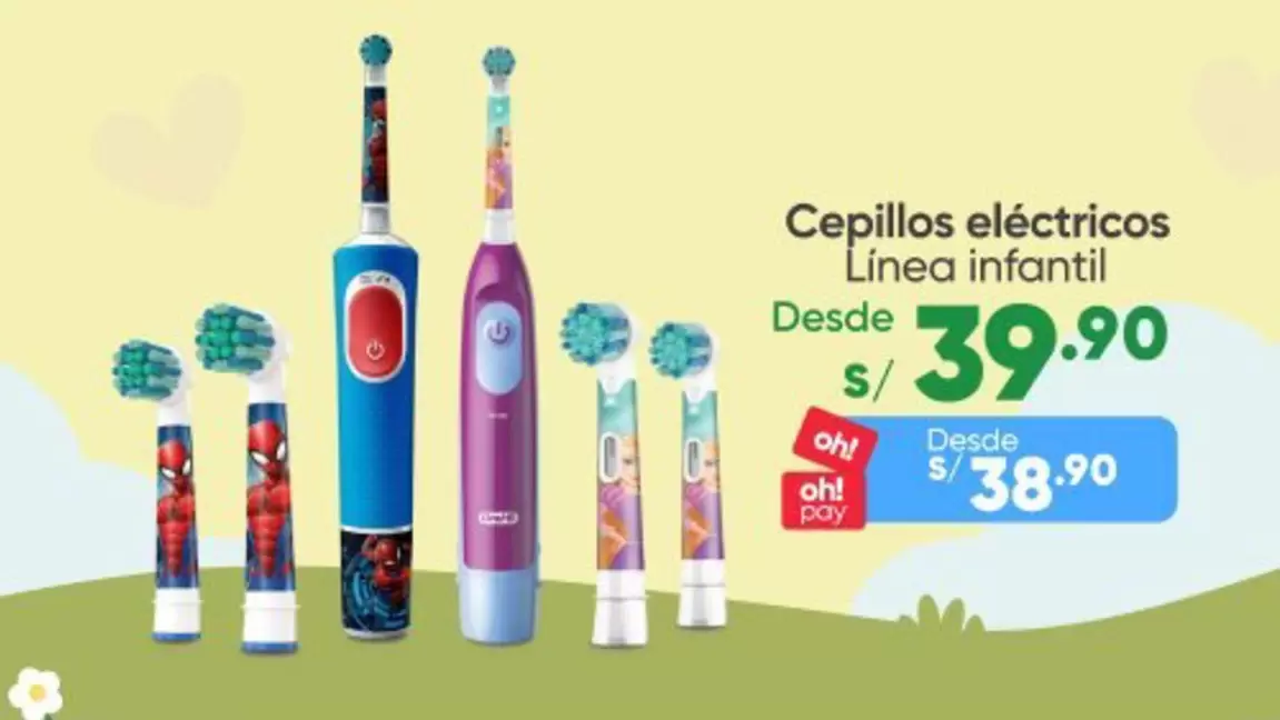 Cepillos eléctricos Linea infantil
