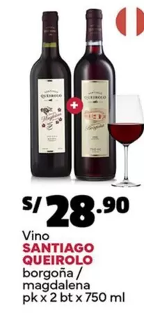 Santiago Queirolo - borgoña / magdalena