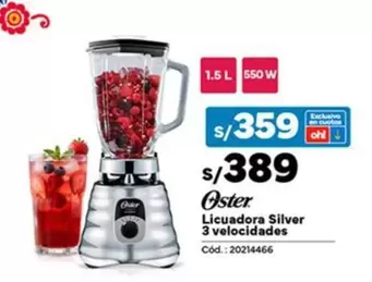 Oster - Licuadora Silver