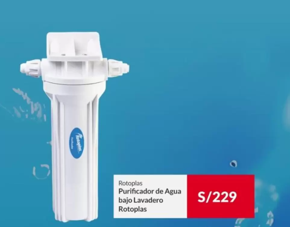 Rotoplas - Purificador de Agua bajo Lavadero