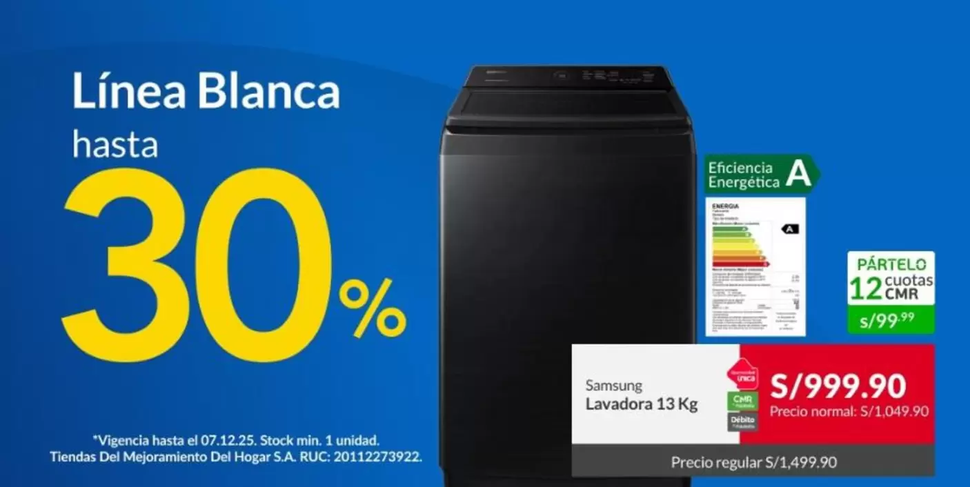 Samsung - Lavadora 13 Kg