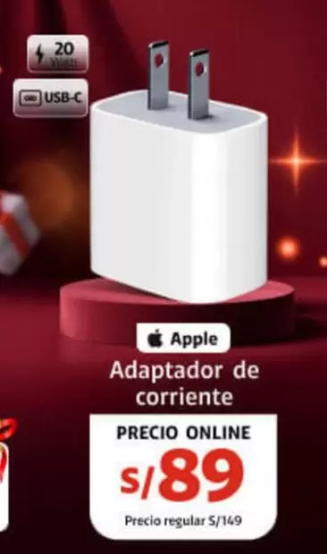 Apple - Adaptador de corriente