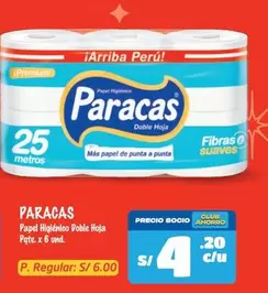 Paracas - Papel Higiénico Doble Hoja