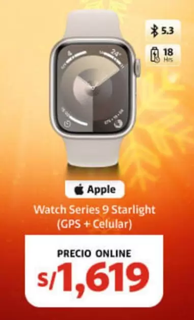 Apple - Watch Series 9 Starlight