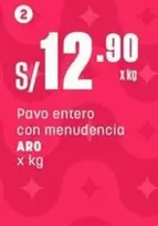 Aro - Pavo entero con menudencia