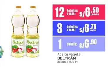 Beltrán - Aceite vegetal