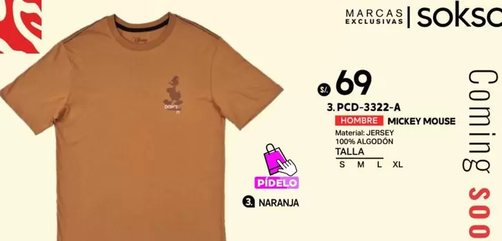 Mickey Mouse - 3.PCD-3322-A HOMBRE MICKEY MOUSE