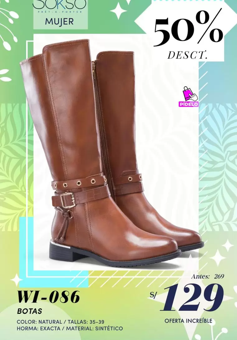 Natural - BOTAS WI-086