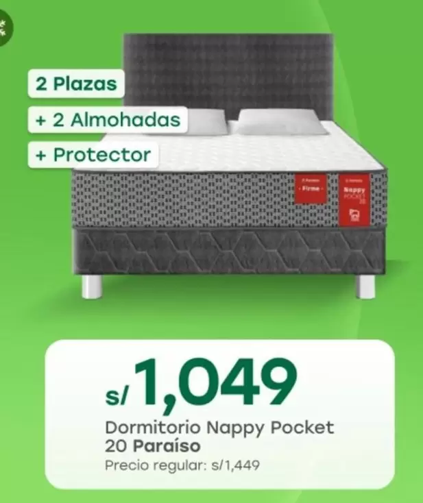 Dormitorio Nappy Pocket 20 Paraíso
