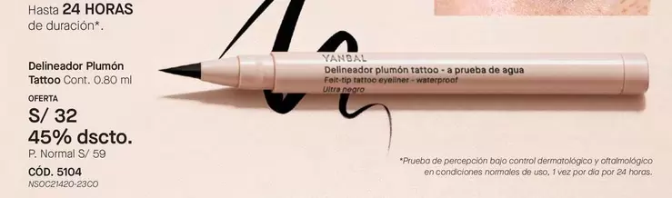 Yanbal - Delineador Plumon Tattoo