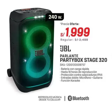 JBL - PARTYBOX STAGE 320
