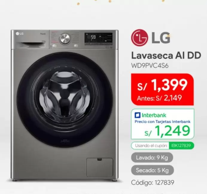 Lg - Lavaseca AI DD WD9PVC4S6