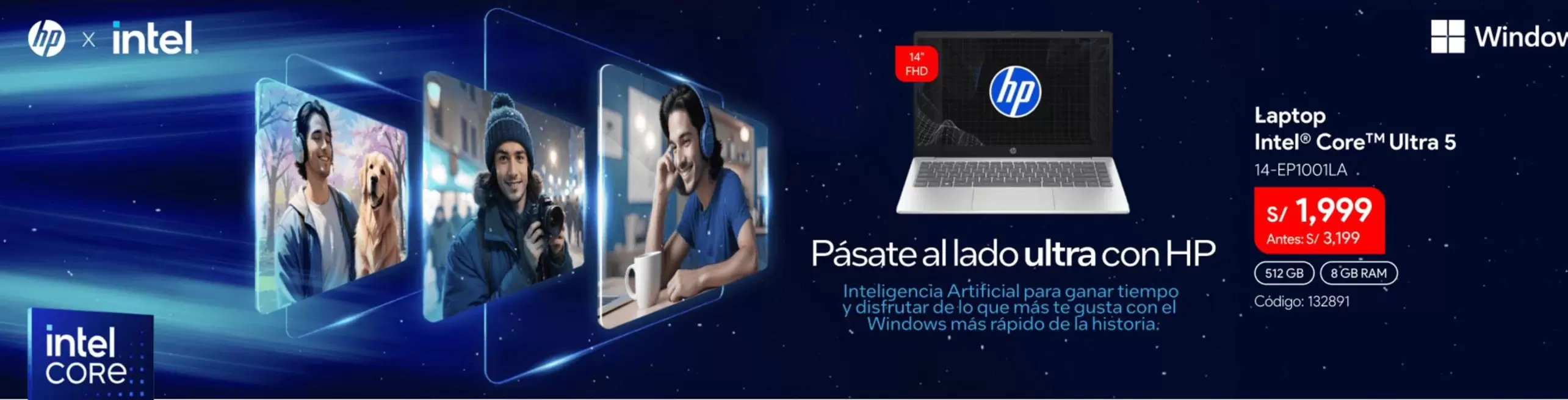 Hp - Laptop Intel Core Ultra 5