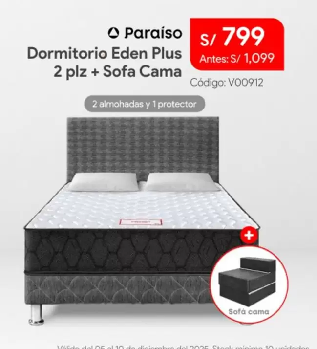 Dormitorio Eden Plus