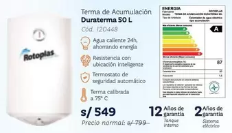 Rotoplas - Duraterma 50 L