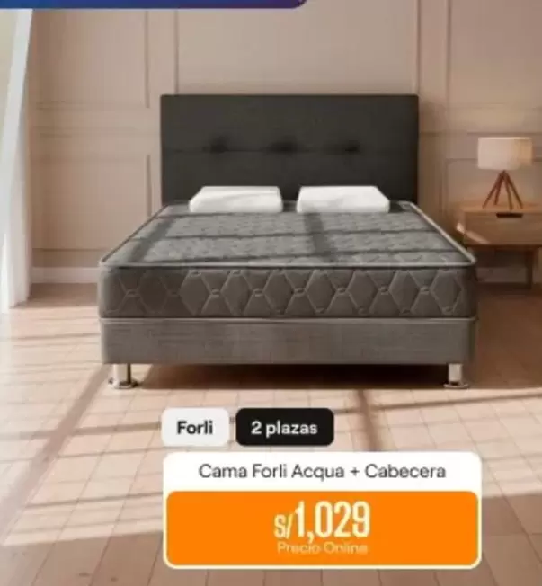 Forli - Cama ACQUA + Cabecera