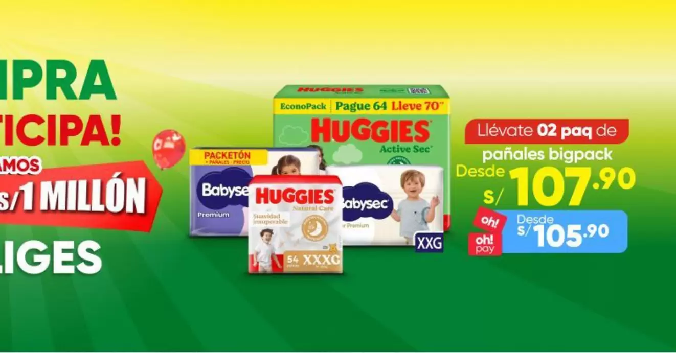 Huggies - pañales bigpack