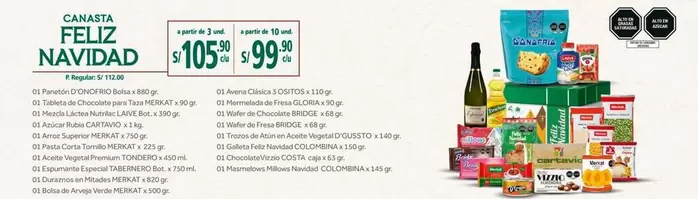Merkat - CANASTA FELIZ NAVIDAD