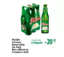 Pilsen - Cerveza Retornable Six Pack