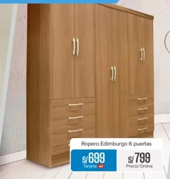 Ropero Edimburgo 6 puertas