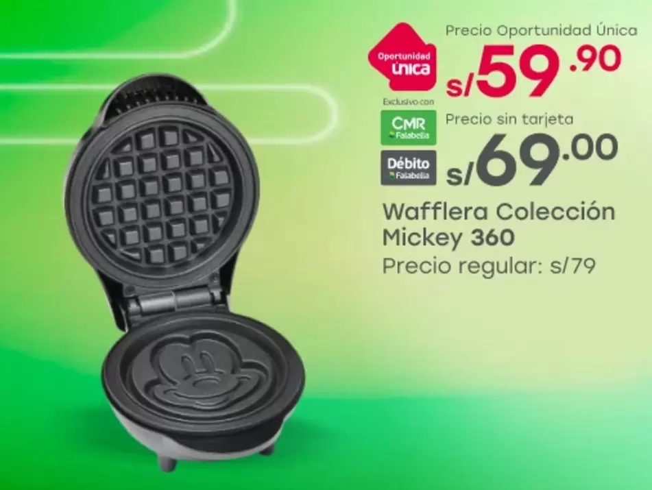 360 - Wafflera Colección Mickey