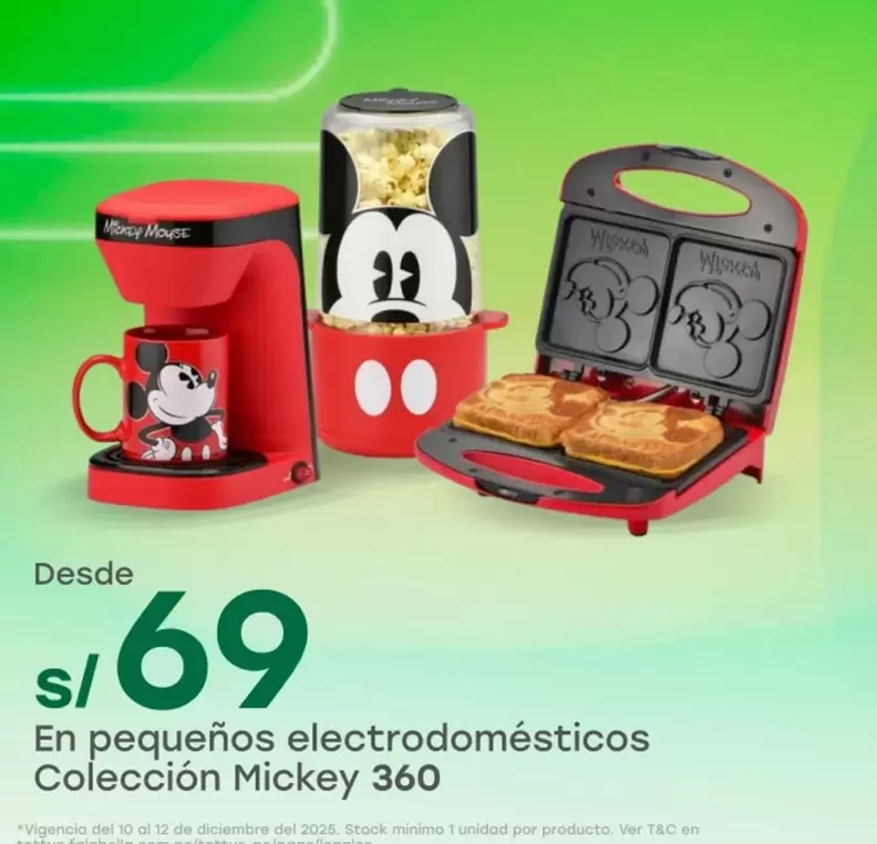 360 - Pequeños electrodomésticos Colección Mickey