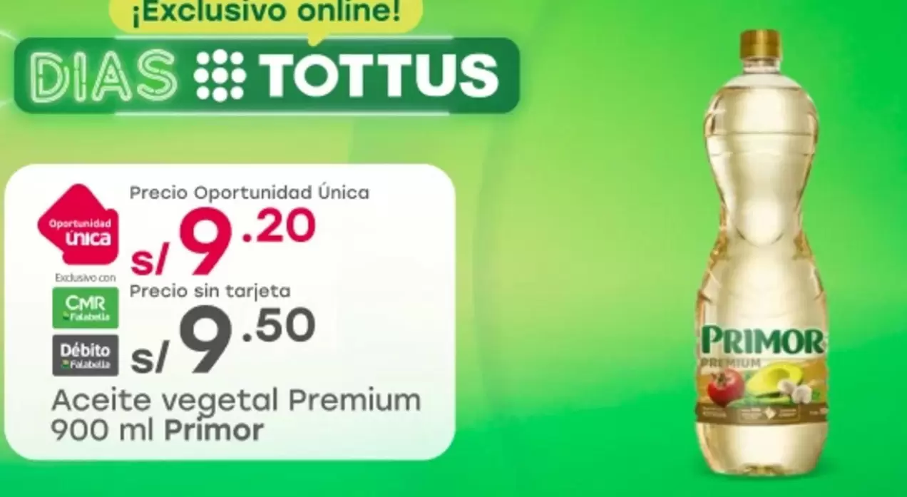 Primor - Aceite vegetal Premium