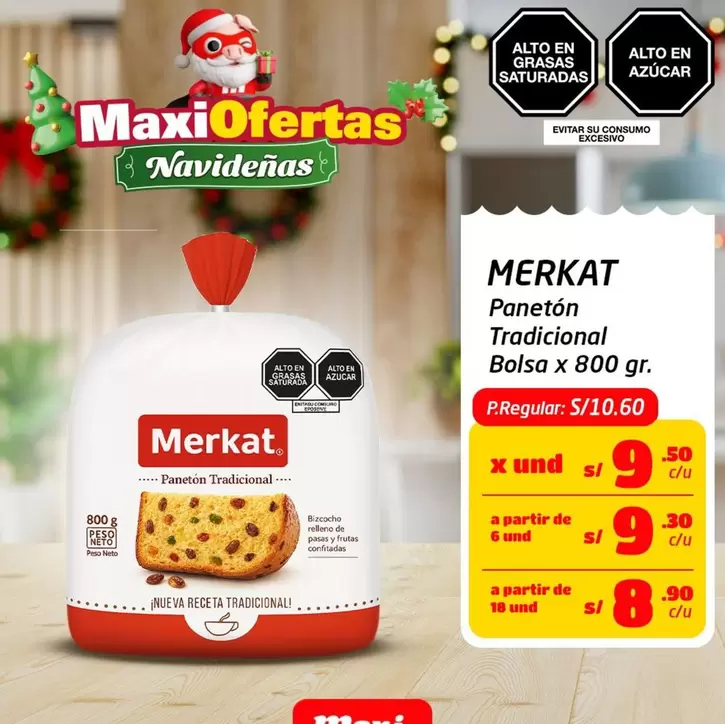 Merkat - Panetón Tradicional