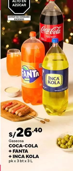 Coca-Cola - COCA-COLA + FANTA + INCA KOLA