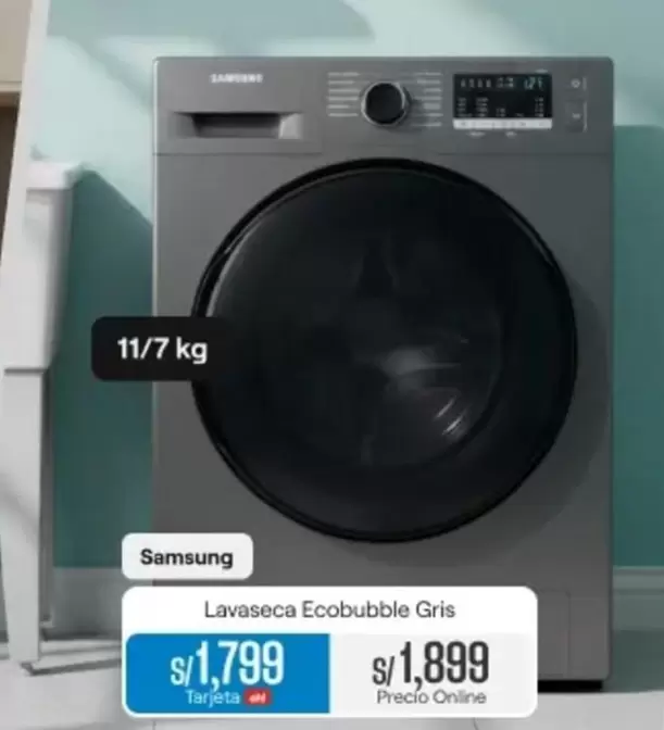 Samsung - Lavaseca Ecobubble Gris
