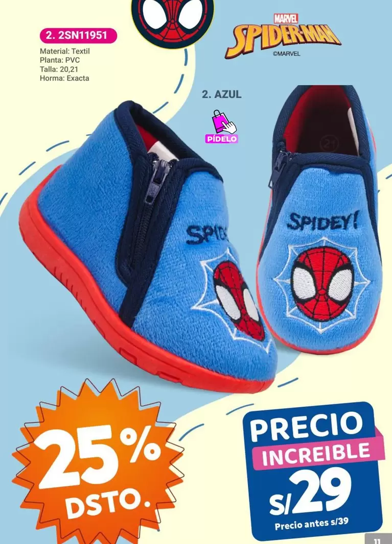 Spiderman - zapatillas niño